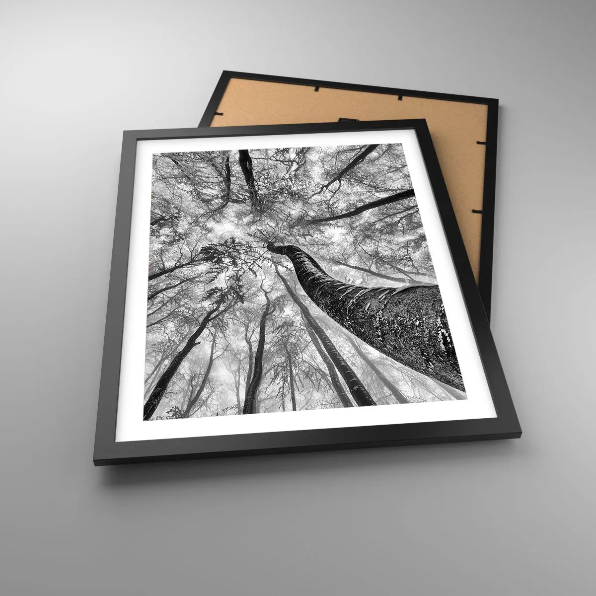 Poszter fehér keretben - Verseny a fény felé - 40x50 cm