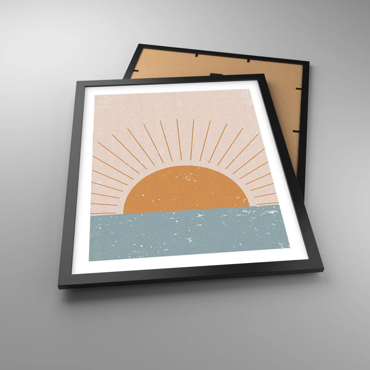 Plakat i sort ramme - Et dagligt mirakel - 40x50 cm