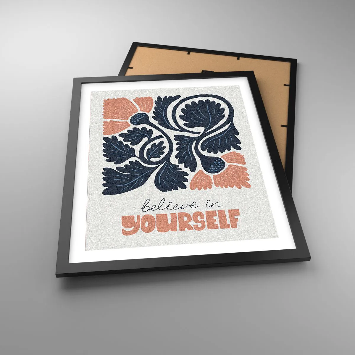 Poszter fehér keretben - Kivirágzol - 40x50 cm