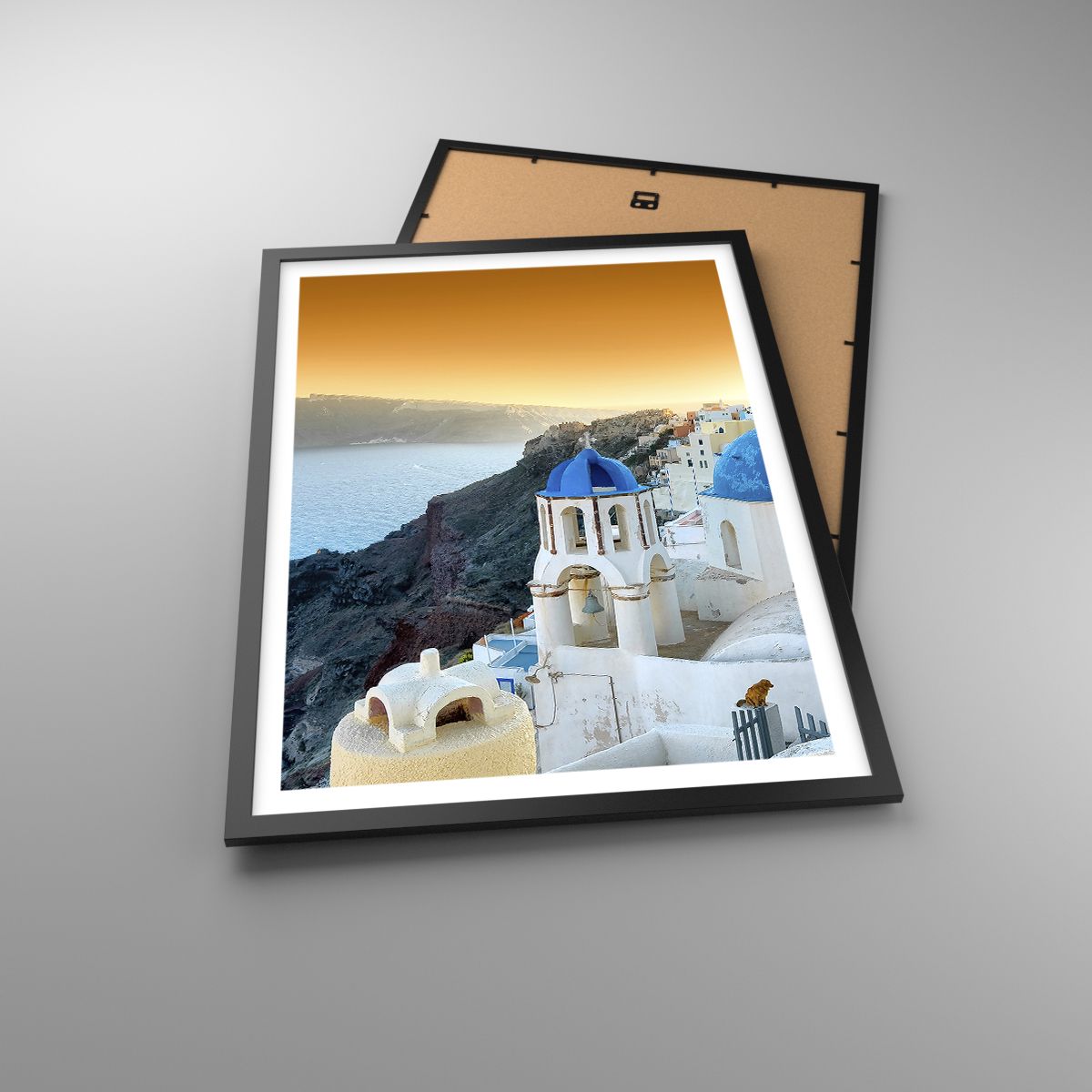 Poster Landschaft, Poster Griechenland, Poster Santorin, Poster Mittelmeer, Poster Der Sonnenuntergang