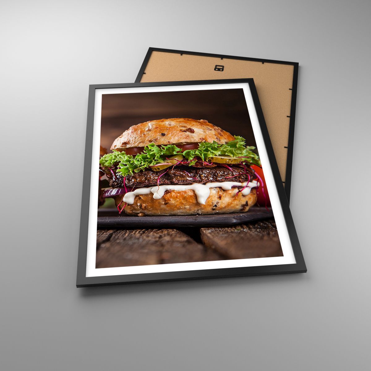 Poster Gastronomia, Poster Hamburger, Poster Culinario, Poster Fast Food, Poster Cucina