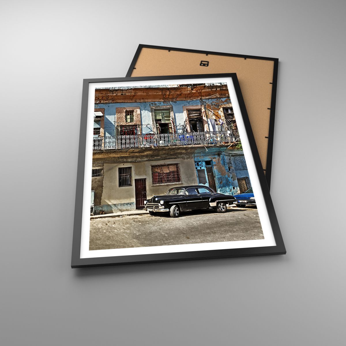 Affiche Ville, Affiche La Havane, Affiche Architecture, Affiche Ancien, Affiche Auto