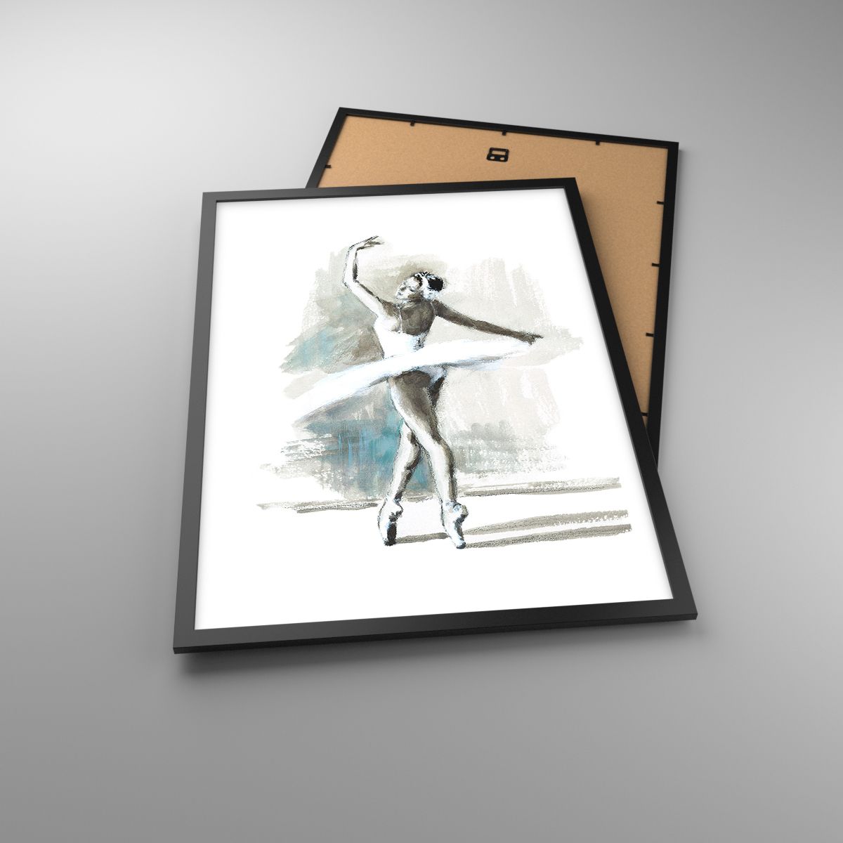 Affiche Ballerine, Affiche Danse, Affiche Ballet, Affiche Graphique, Affiche Peinture