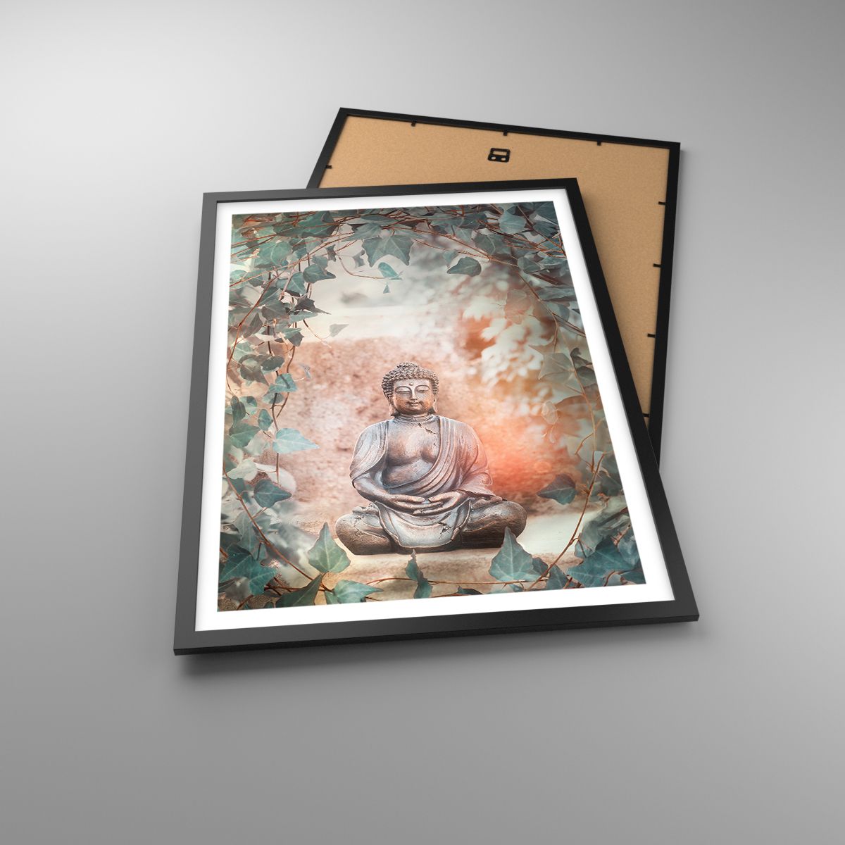 Plakat Buddha, Plakat Skulptur, Plakat Indien