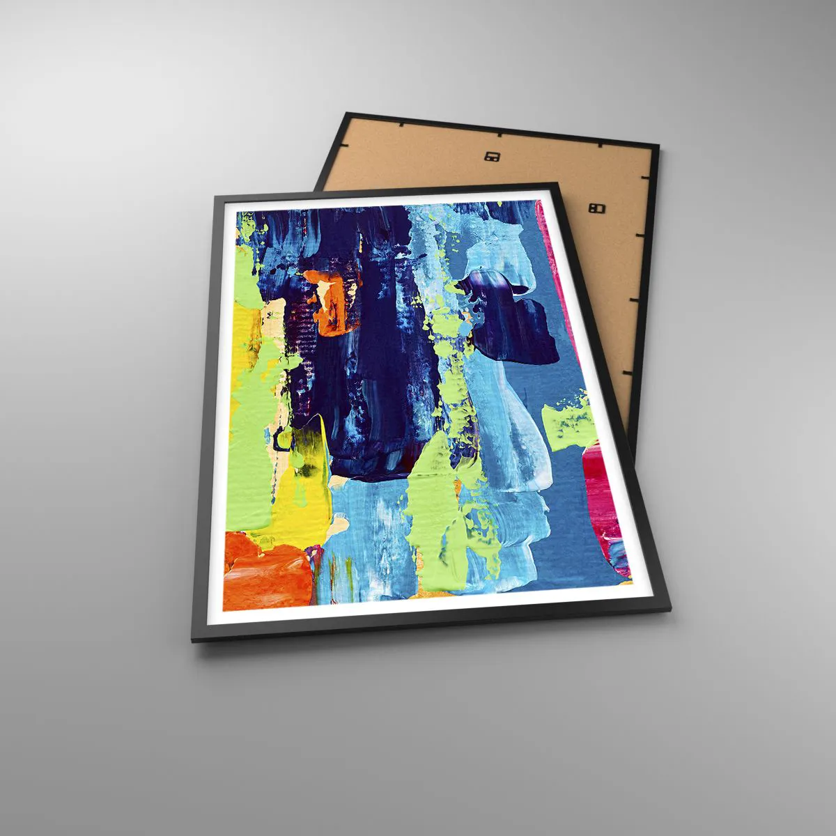 Plakat w czarnej ramie - Życie jest piękne! - 61x91 cm