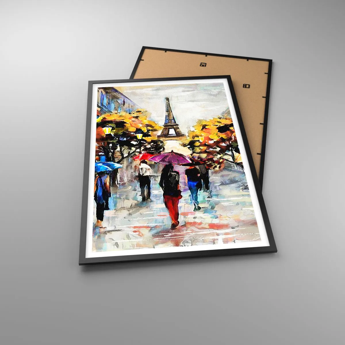 Affiche dans un cadre noir - Poster - Particulièrement beau en automne - 61x91 cm