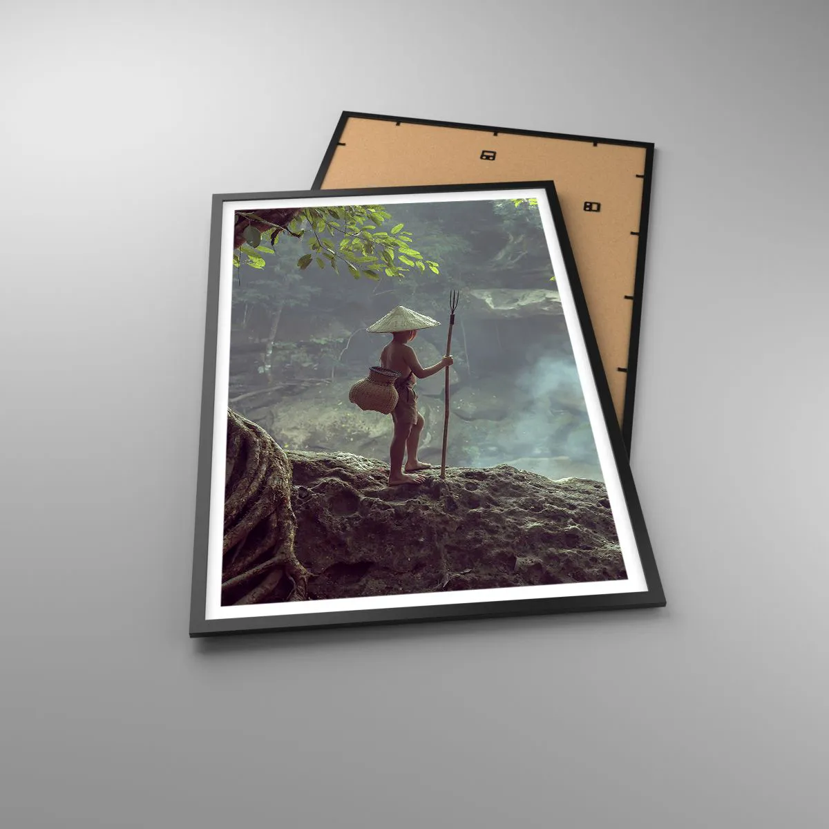 Poszter fehér keretben - Barátságban a természettel - 61x91 cm