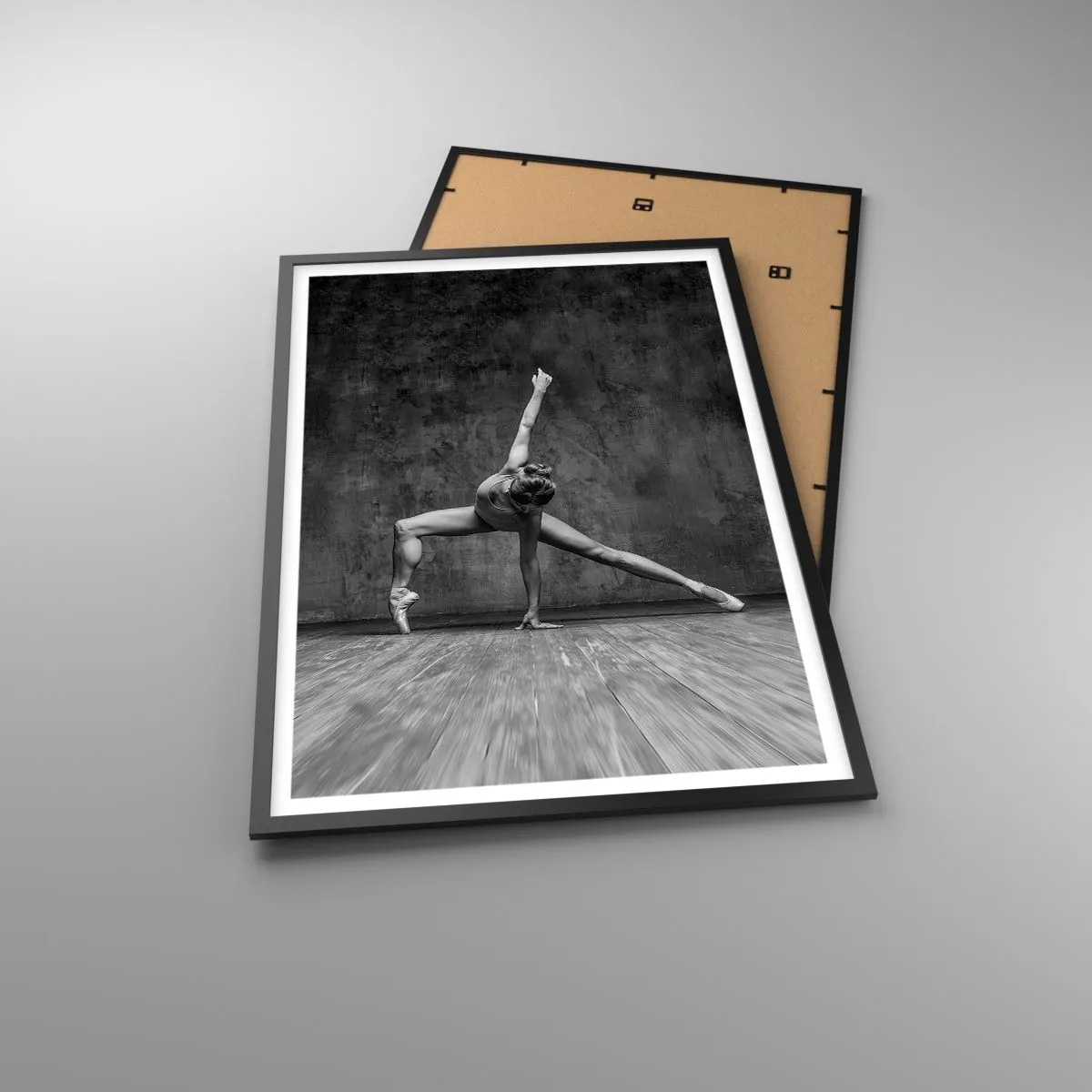 Affiche dans un cadre noir - Poster - Balance idéale - 61x91 cm