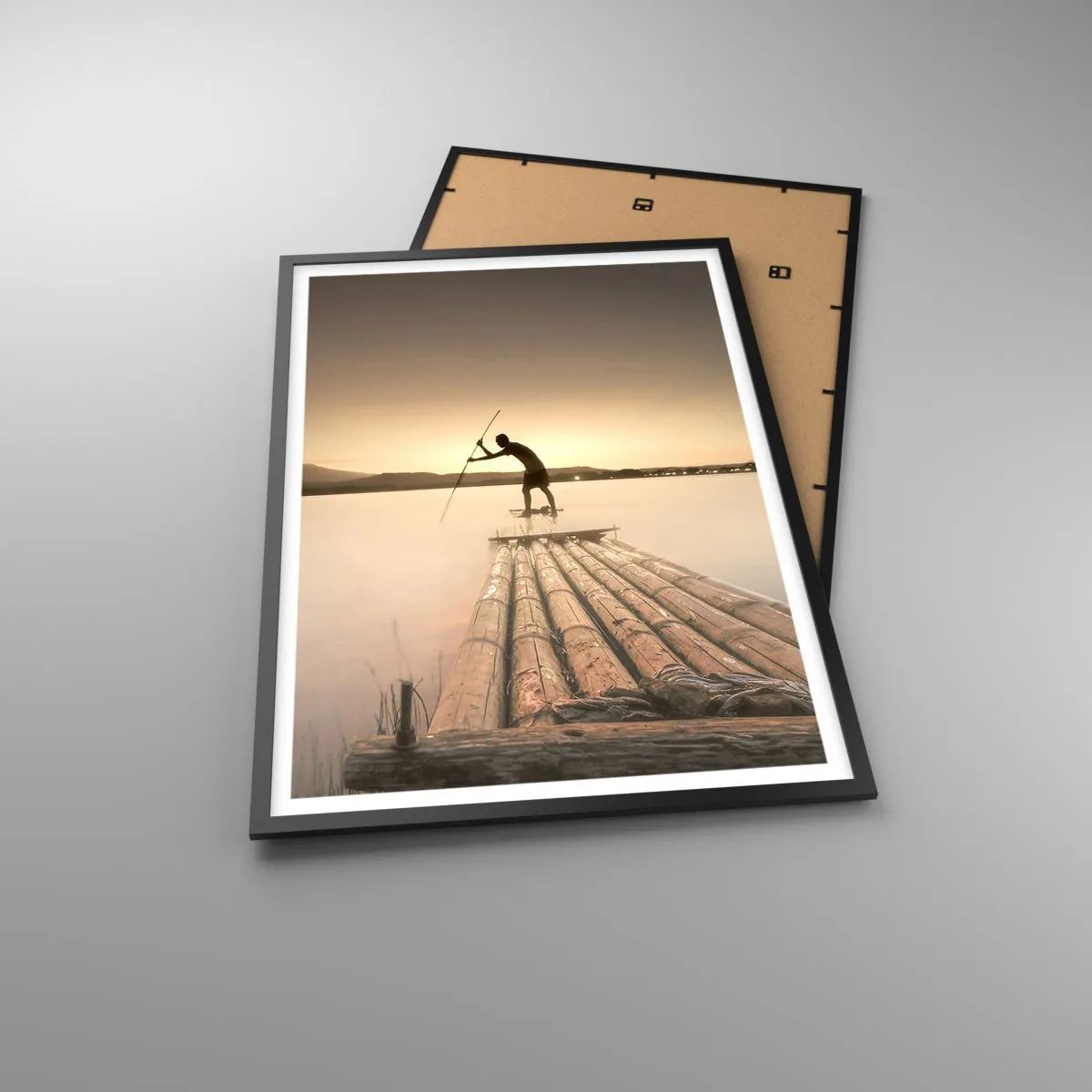 Plakat i sort ramme - Før du hviler - 61x91 cm