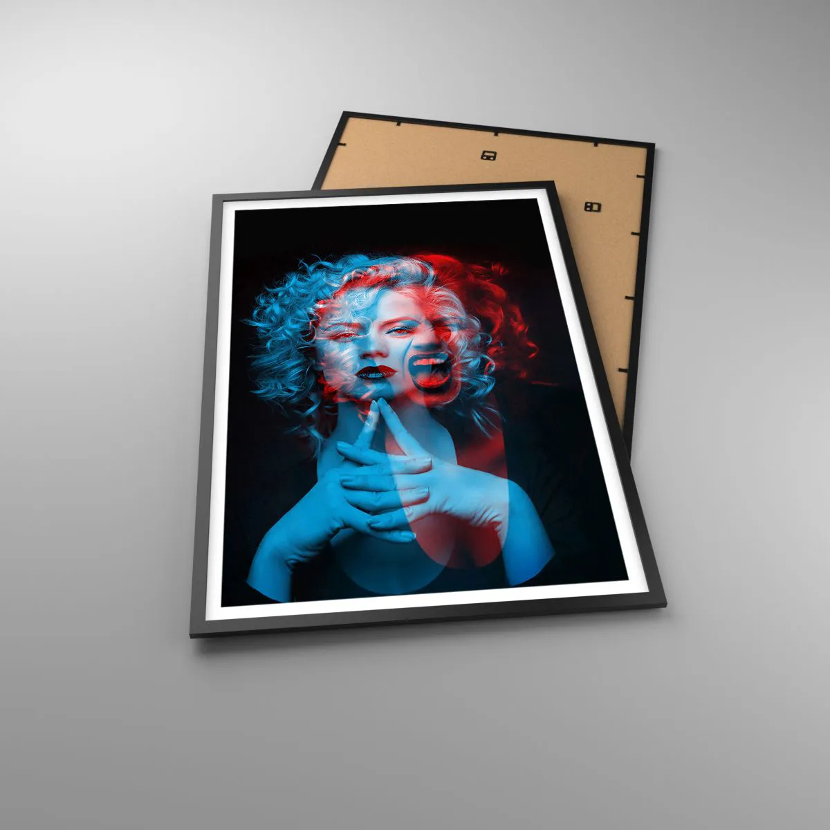 Affiche dans un cadre noir - Poster - Alter ego - 61x91 cm