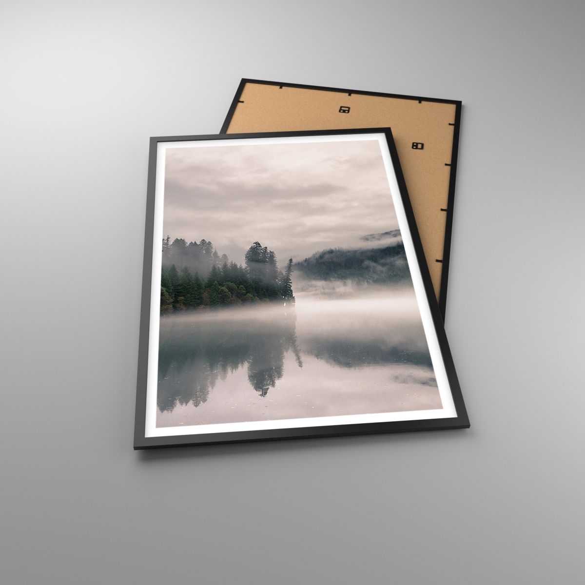 Affiche Paysage, Affiche Forêt, Affiche Montagnes, Affiche La Nature, Affiche Brouillard