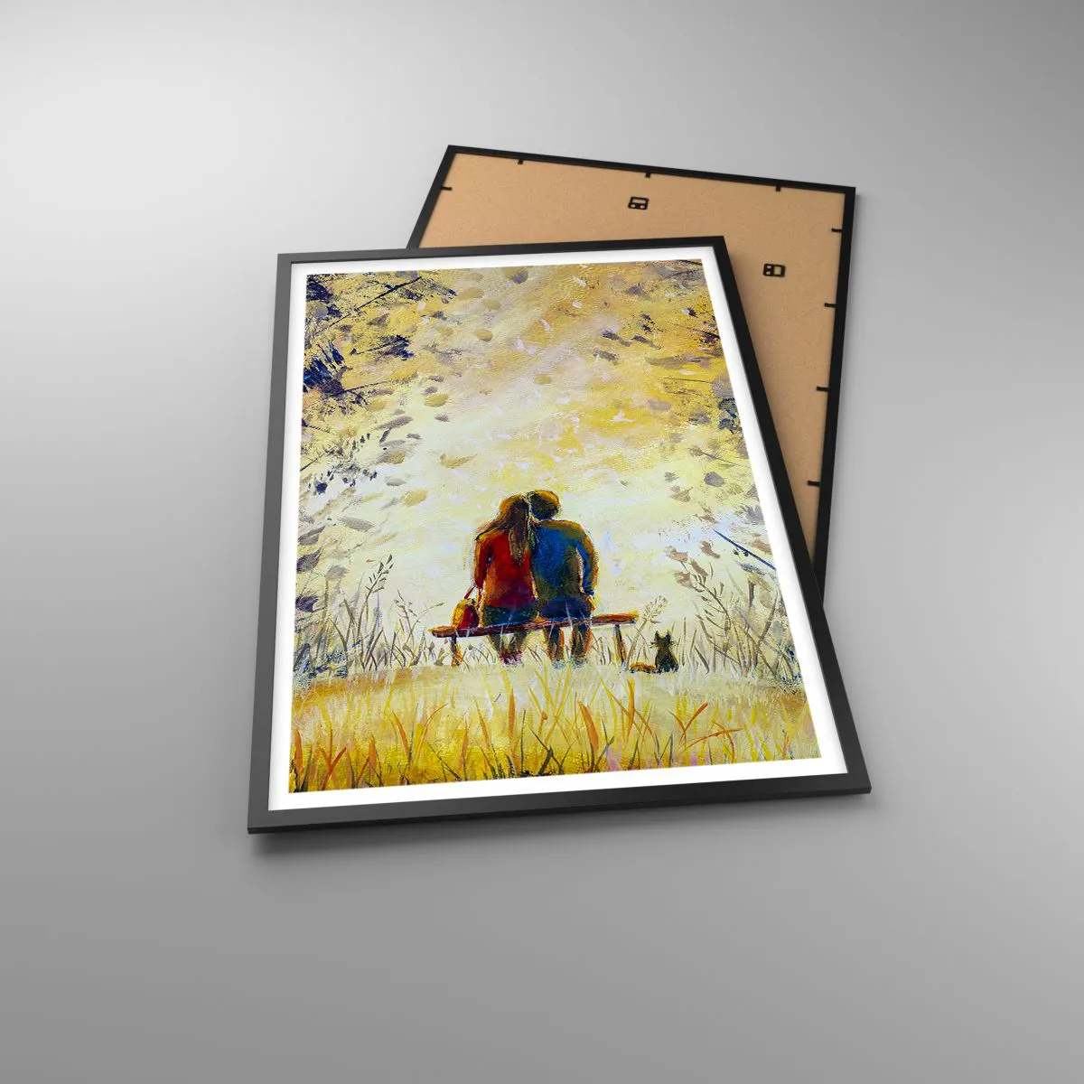 Plakat i sort ramme - Et magisk øjeblik - 61x91 cm