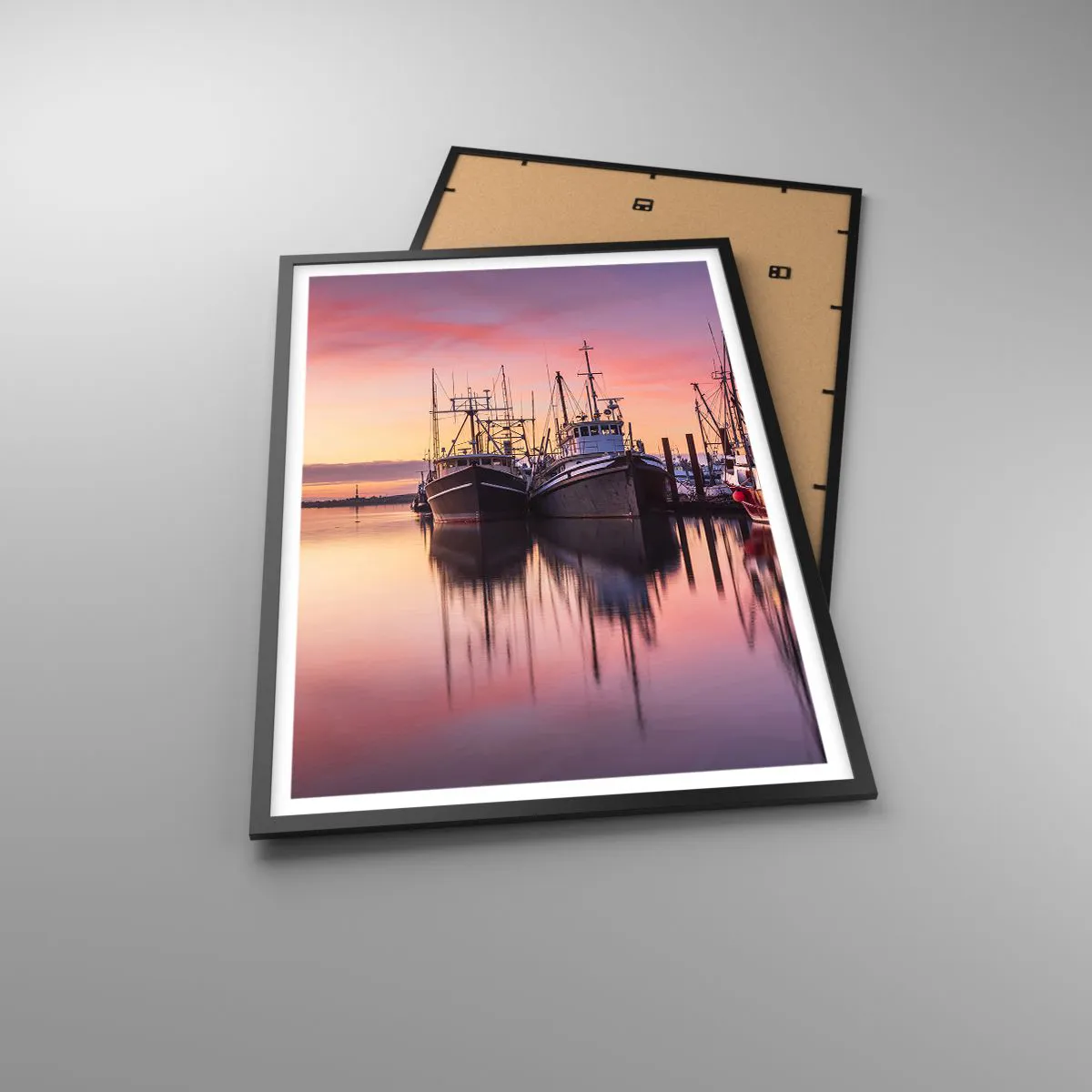 Plakat i sort ramme - Før den næste dag - 61x91 cm