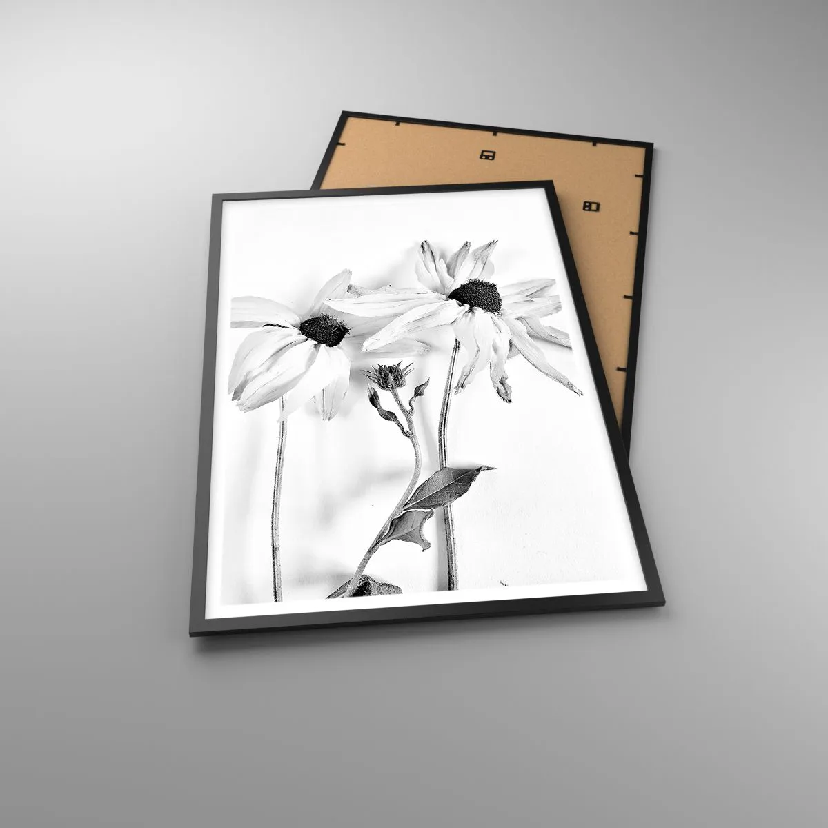 Plakat i sort ramme - Ingen ønsker at være alene - 61x91 cm