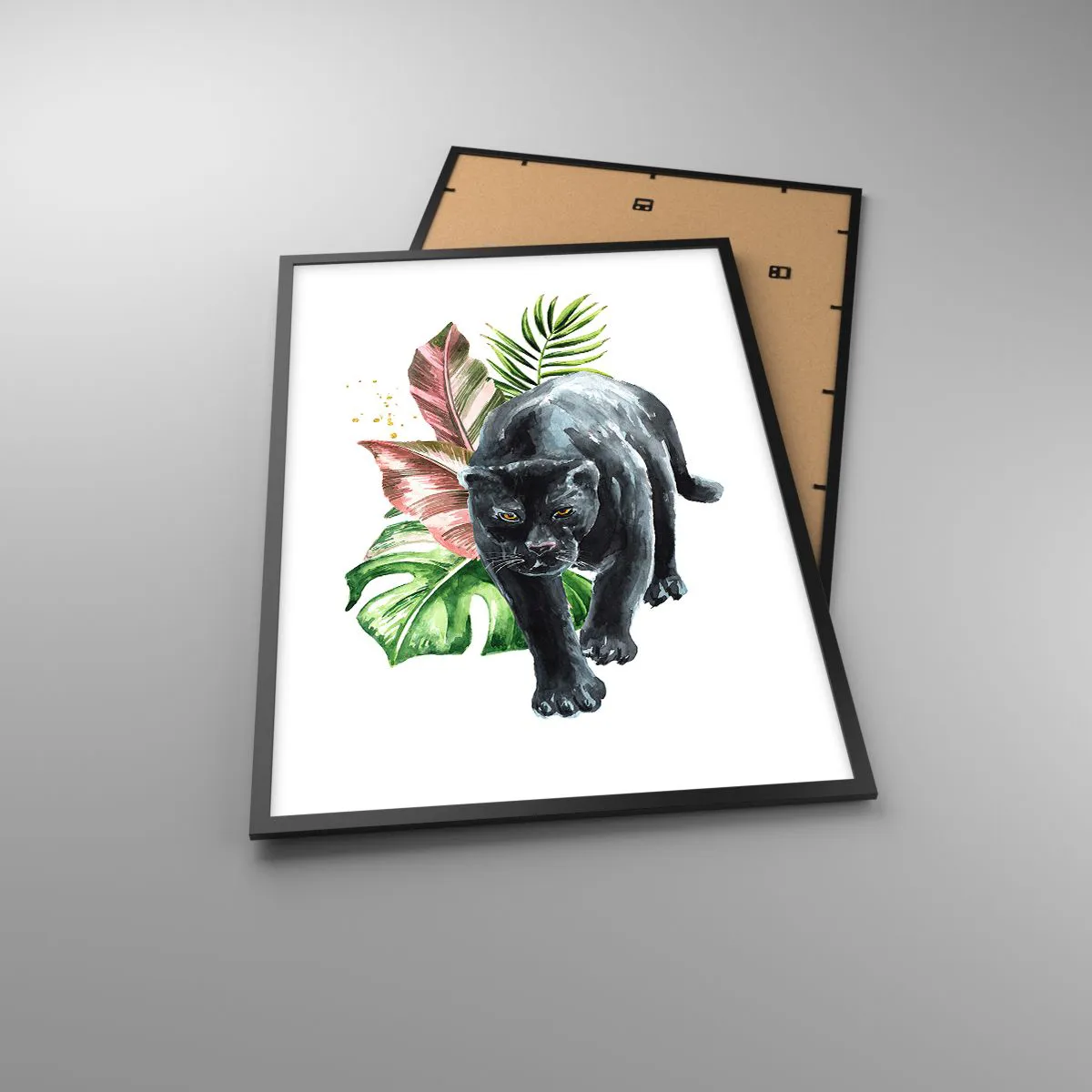 Poster in cornice nera - Cuore selvaggio - 61x91 cm