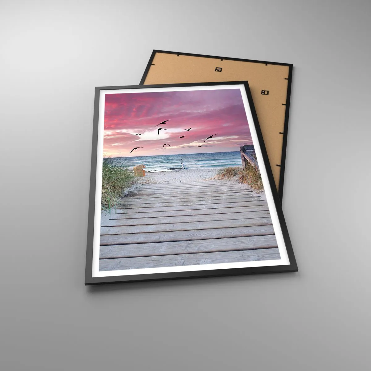 Poszter fehér keretben - Balti impresszió - 61x91 cm