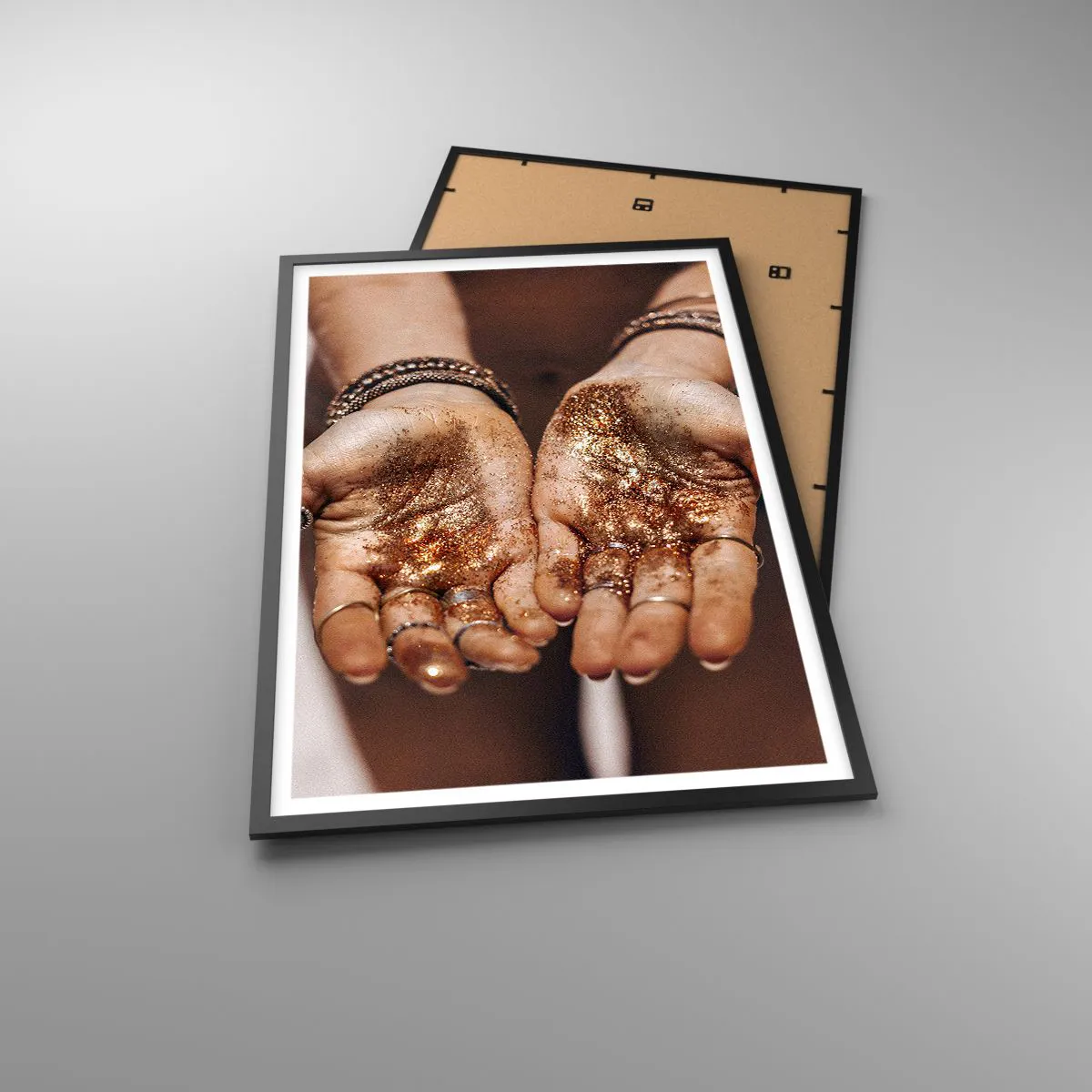 Affiche dans un cadre noir - Poster - Un don pour vous - 61x91 cm