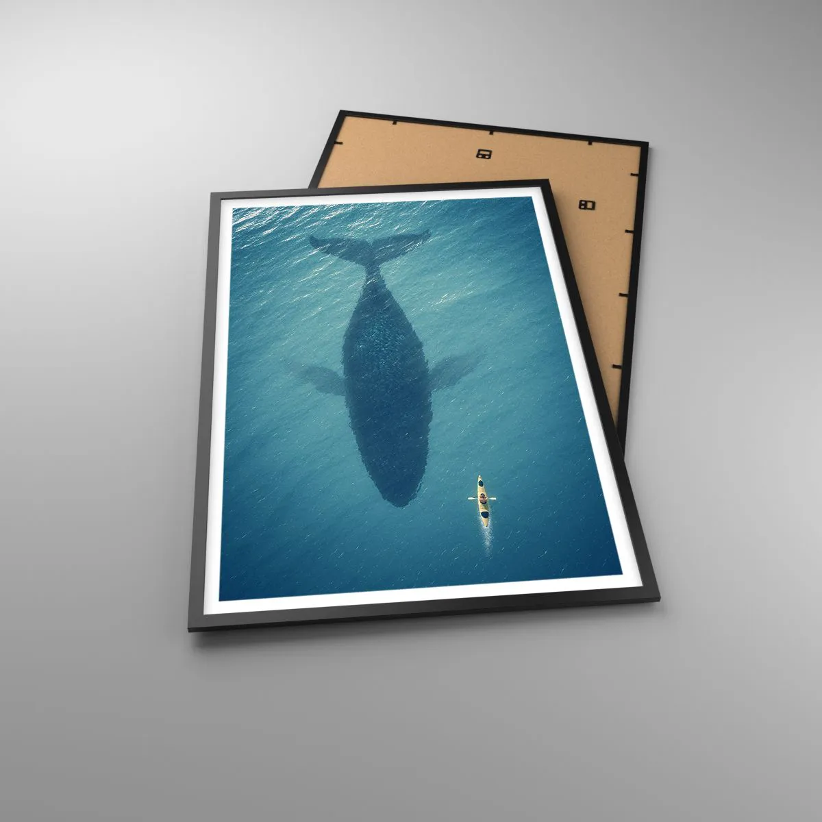 Poszter fehér keretben - Találkozás az óceánon - 61x91 cm