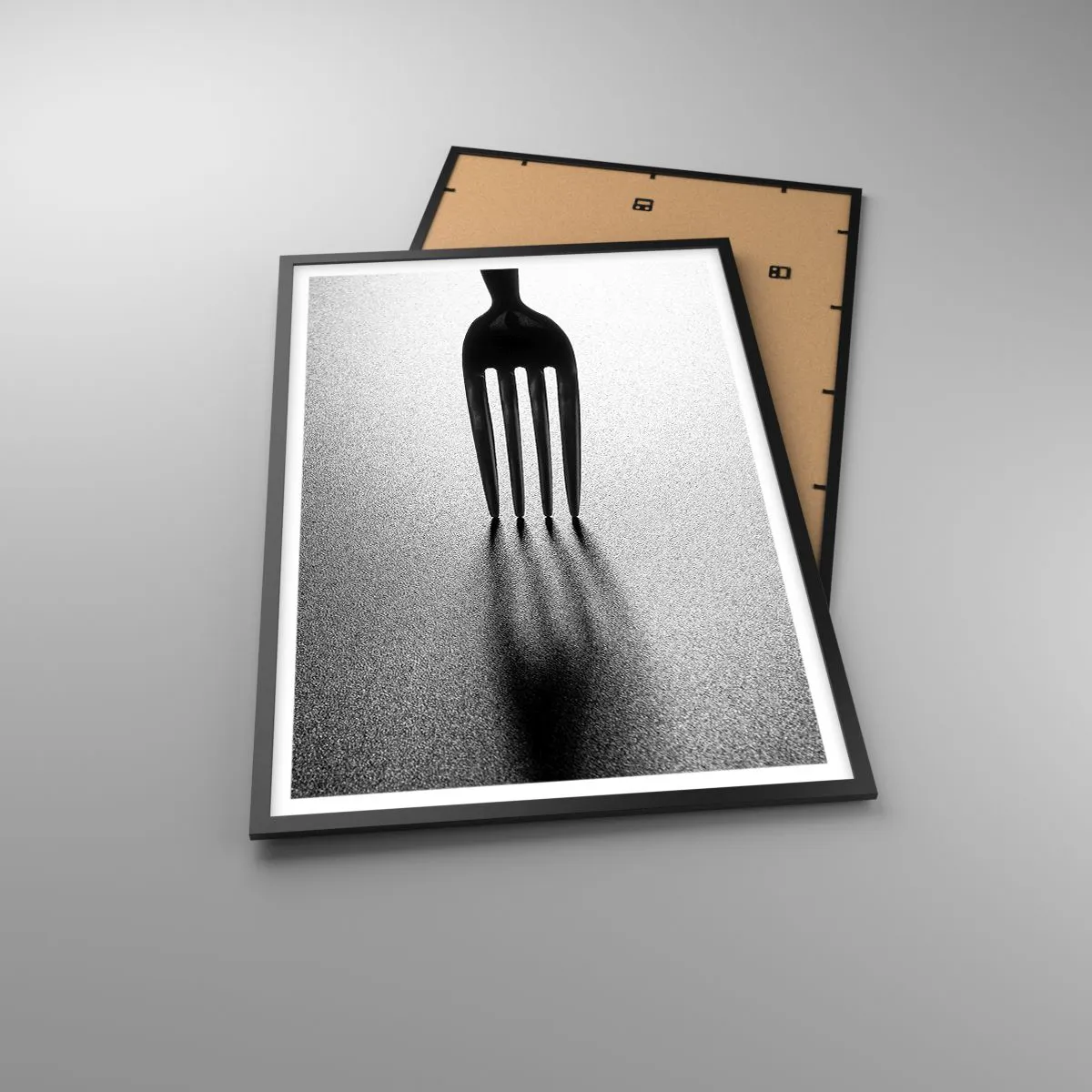 Poster in einem schwarzem Rahmen - Licht und Schatten - 61x91 cm