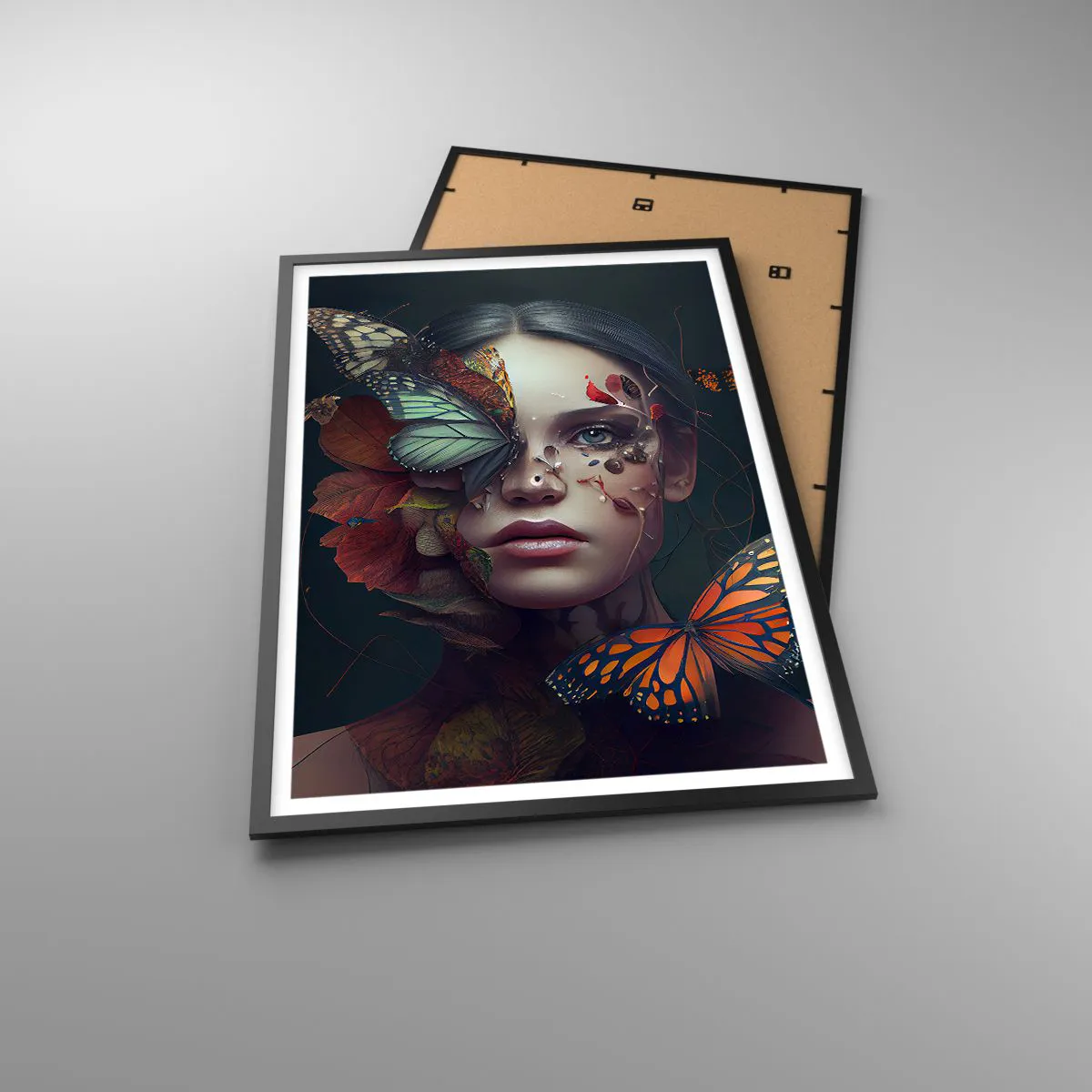 Affiche dans un cadre noir - Poster - Une merveilleuse métamorphose - 61x91 cm