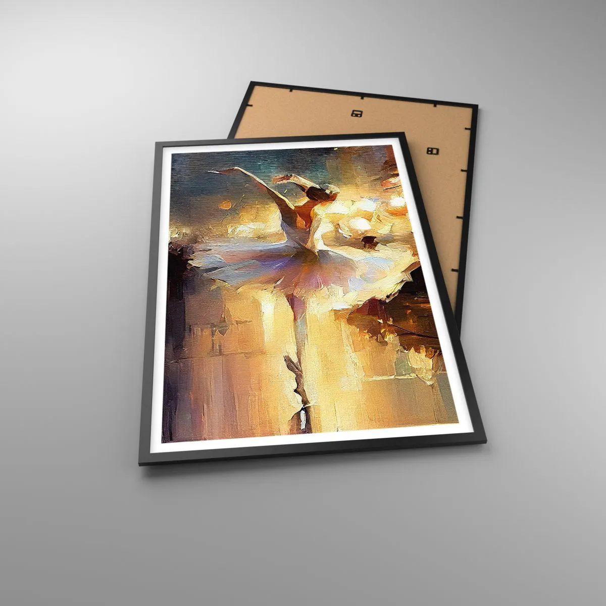 Plakat i sort ramme - Et mirakel på gaden - 61x91 cm