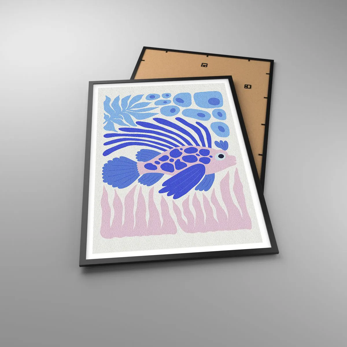 Poster in cornice nera - Nel suo elemento - 61x91 cm