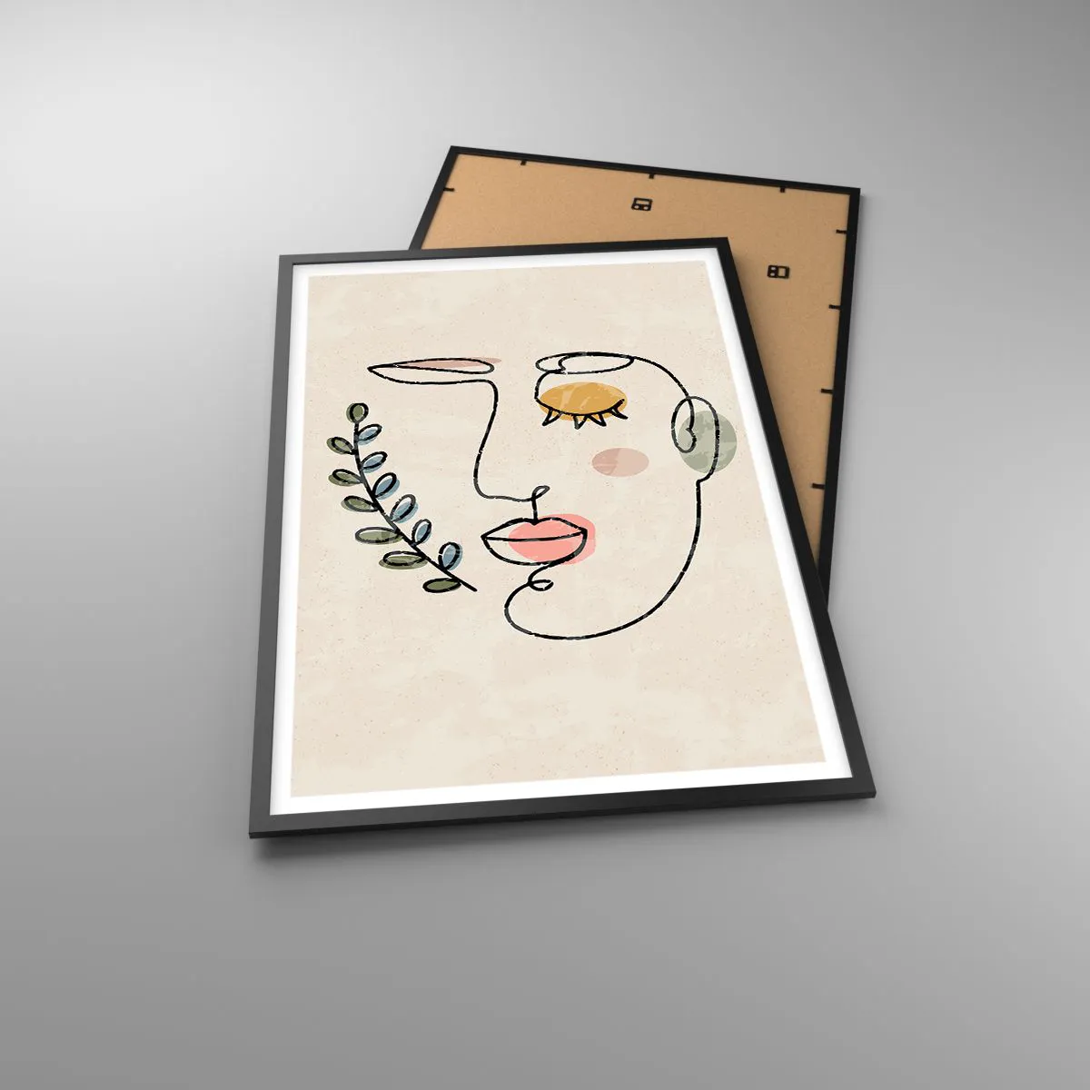 Affiche dans un cadre noir - Poster - Paix retrouvée - 61x91 cm