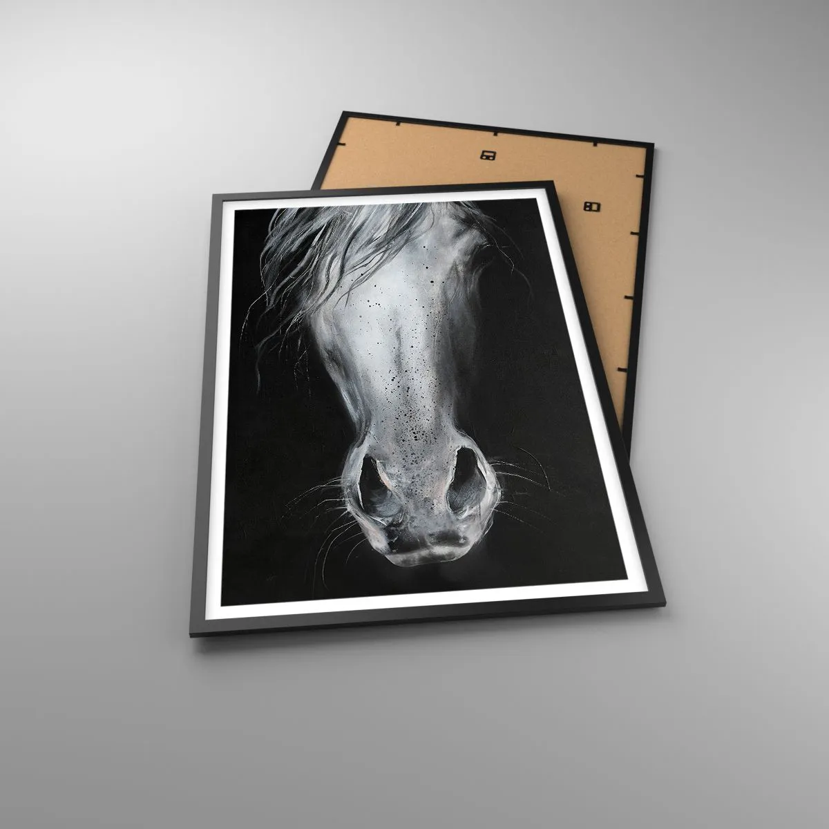 Poster in einem schwarzem Rahmen - Verführerischer Look - 61x91 cm