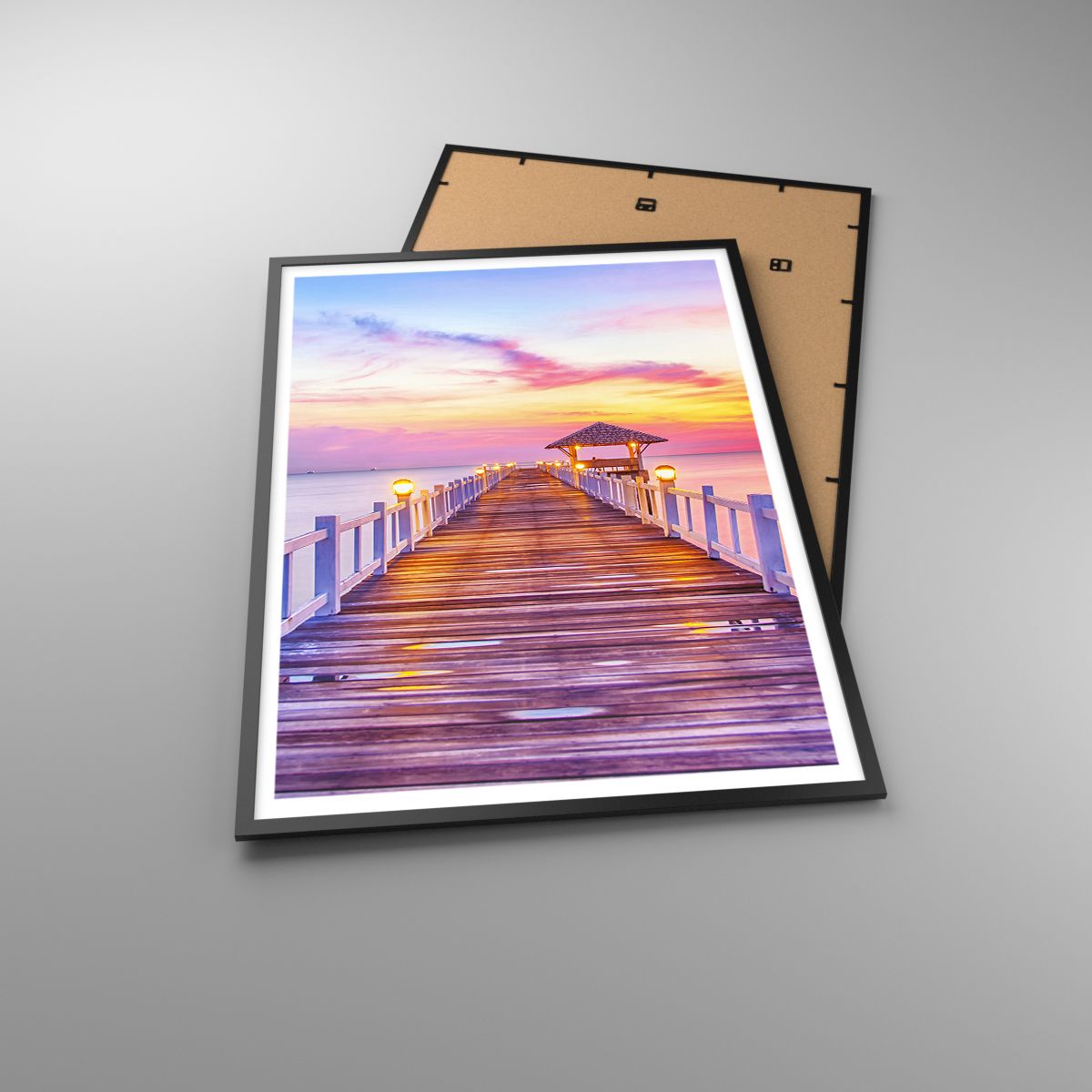 Affiche Paysage, Affiche Mer, Affiche Baie, Affiche Le Coucher Du Soleil, Affiche Horizon