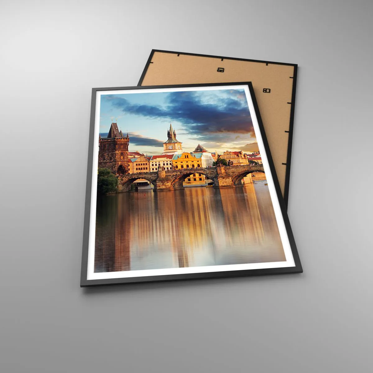 Pôster com moldura preta - Linda há séculos - 70x100 cm