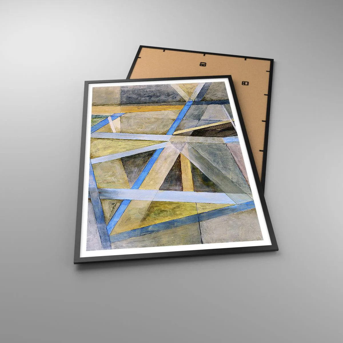 Poszter fehér keretben - Egyenesen vagy átlósan? - 70x100 cm