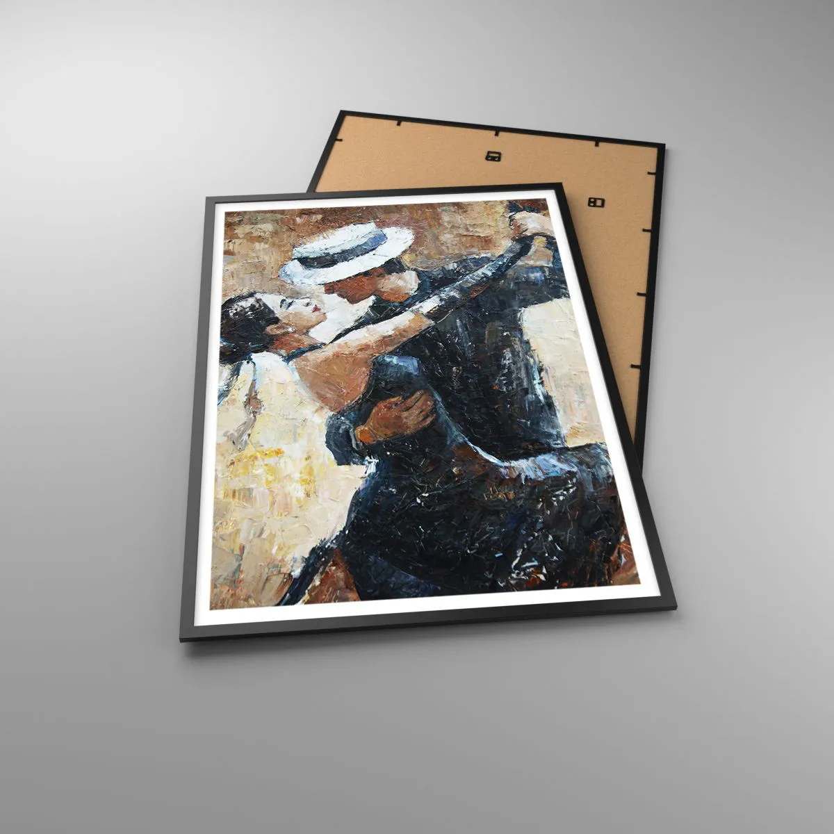 Plakat w czarnej ramie - A la Rudolf Valentino - 70x100 cm