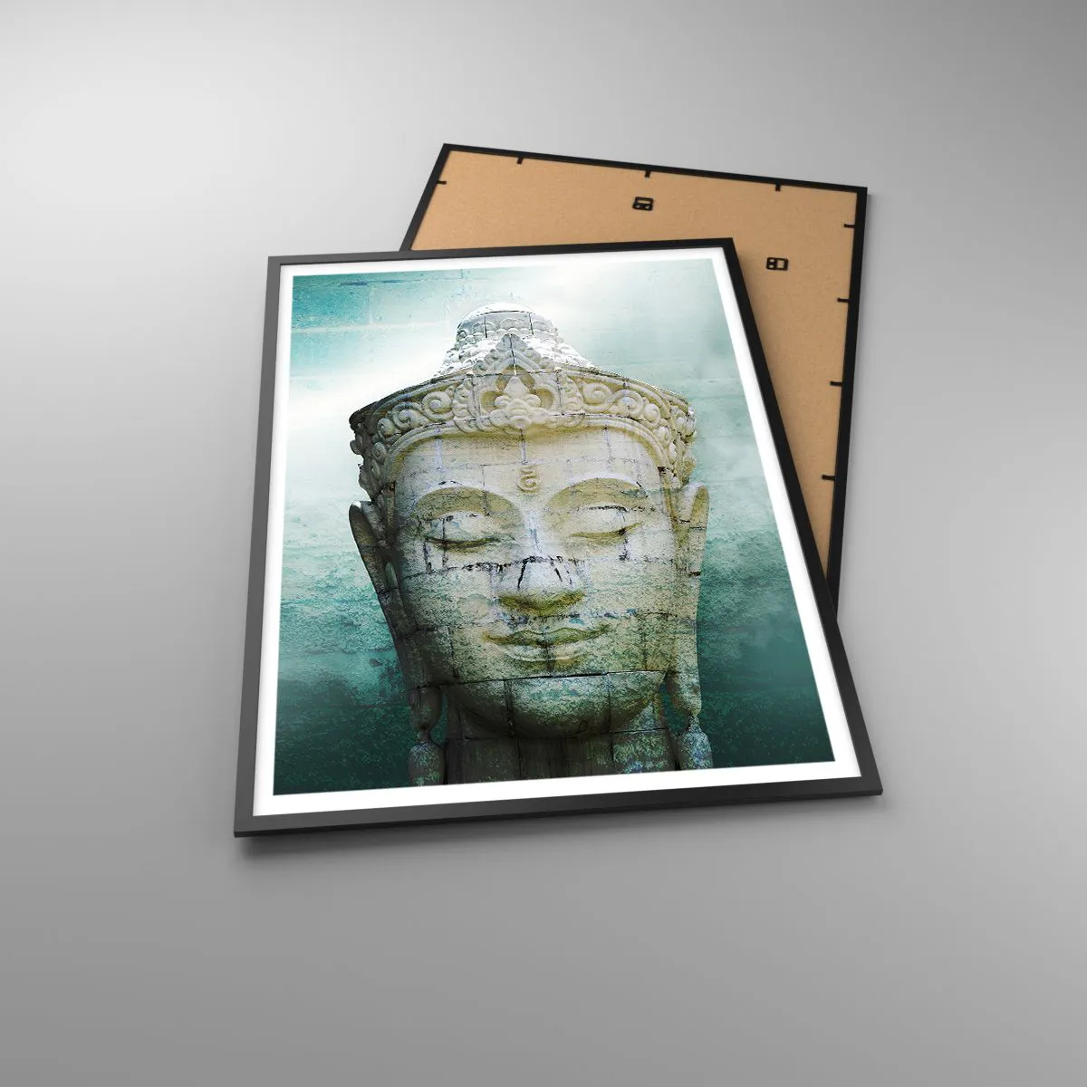 Poszter fehér keretben - A fény kérése - 70x100 cm