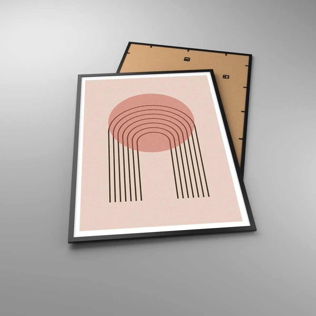 Plakat i sort ramme - Uimodståelig tiltrækningskraft - 70x100 cm