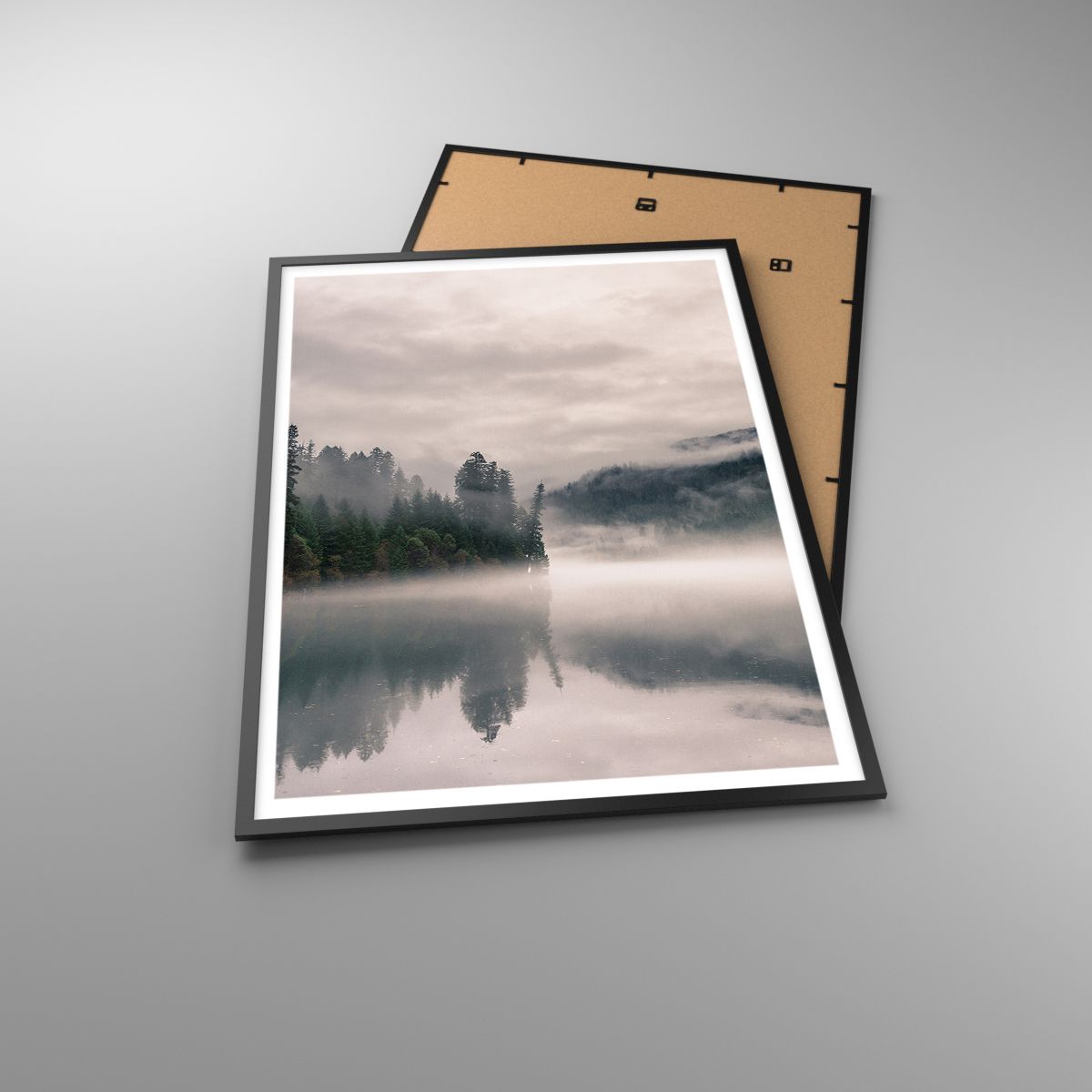 Affiche Paysage, Affiche Forêt, Affiche Montagnes, Affiche La Nature, Affiche Brouillard