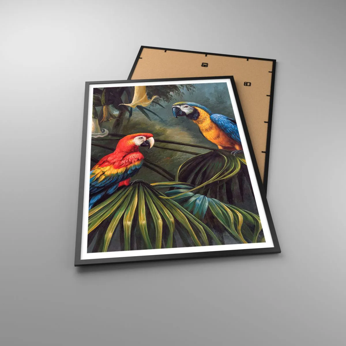 Poster in black frame - Romanticism in Tropics - 70x100 cm