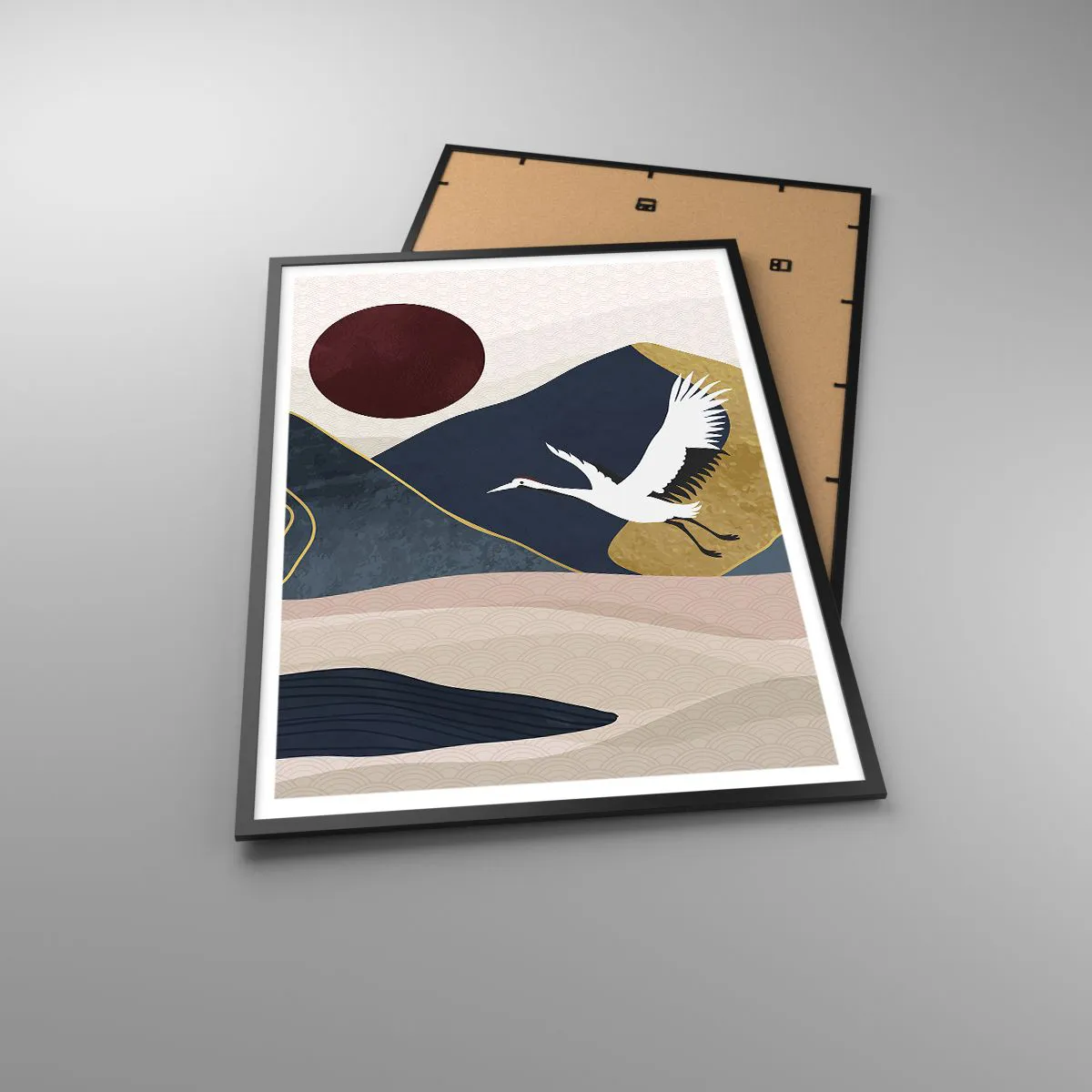 Poster în ramă neagră - Și ziua a zburat din nou - 70x100 cm