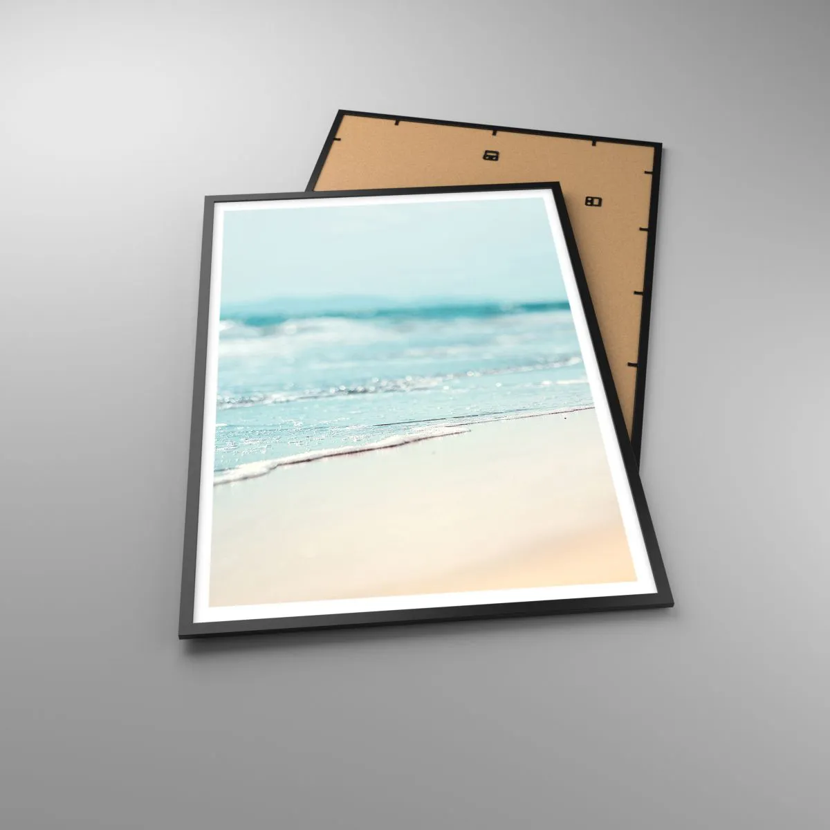 Plakat i sort ramme - Varme og støj - 70x100 cm