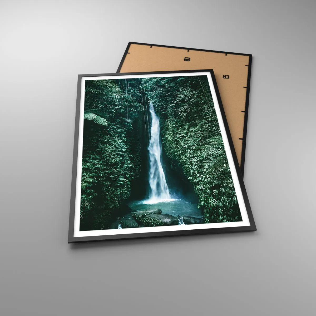 Poster in black frame - Tropical Spring - 70x100 cm