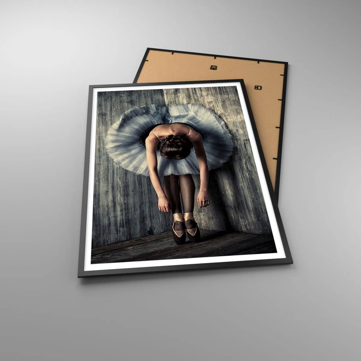 Poster in black frame - When the Music Stops - 70x100 cm