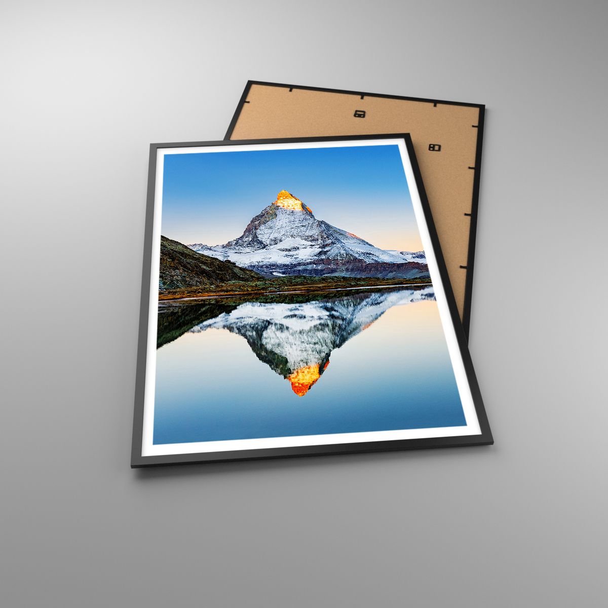 Affiche Paysage De Montagne, Affiche Lac, Affiche Glacier, Affiche Alpes, Affiche La Nature
