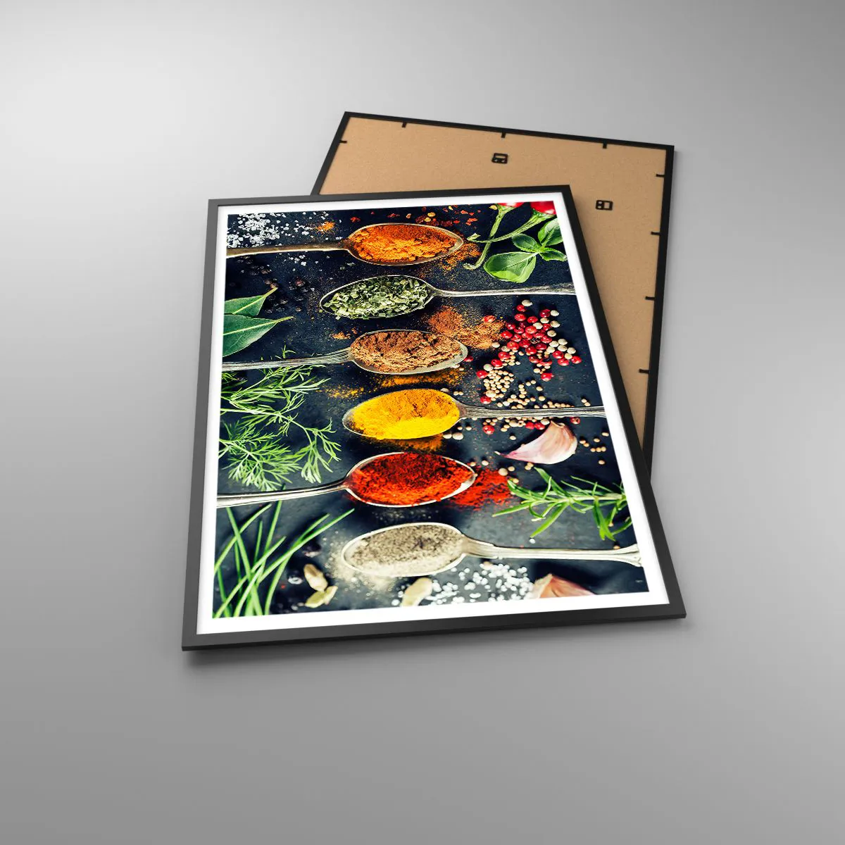 Poster in black frame - Culinary Magic - 70x100 cm