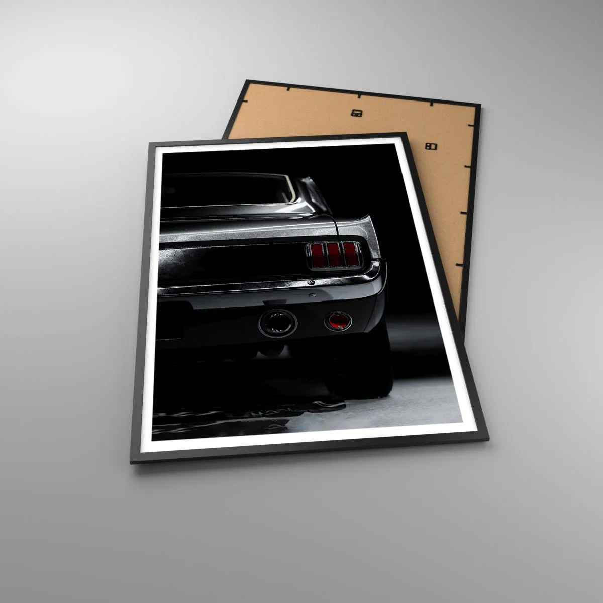 Affiche dans un cadre noir - Poster - Le charme du classique - 70x100 cm