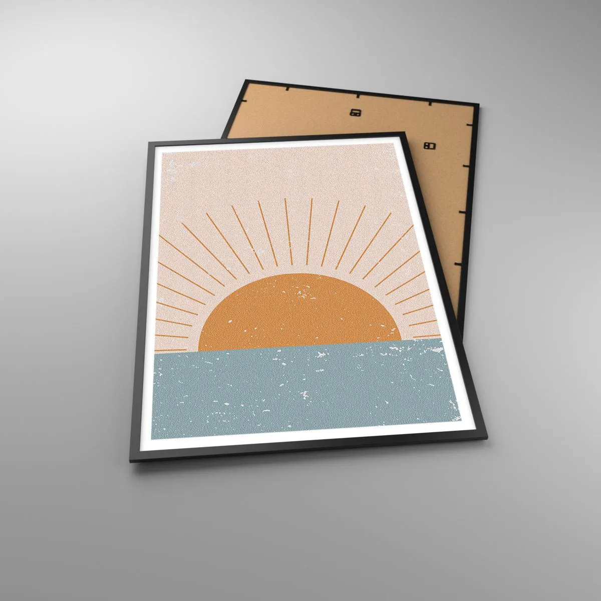 Poster in einem schwarzem Rahmen - Alltägliches Wunder - 70x100 cm