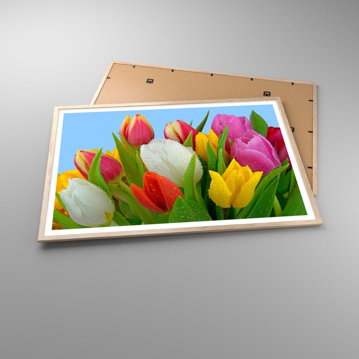 Affiche Tulipes, Affiche Fleurs, Affiche Bouquet De Fleurs, Affiche La Nature, Affiche Fleurs Colorées