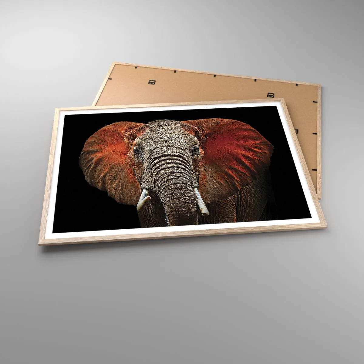 Poster in light oak frame - I am Wild, and You? - 100x70 cm