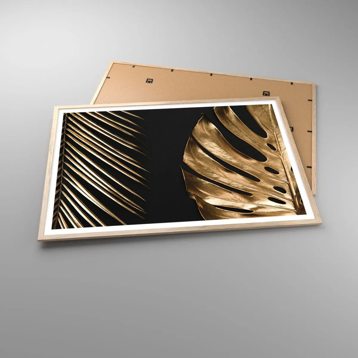 Poster in light oak frame - Different but Equally Exepnsive - 100x70 cm