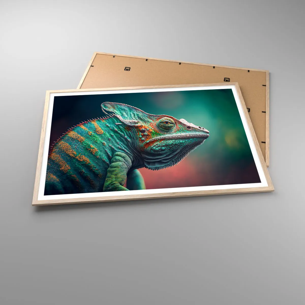 Pôster com moldura de carvalho claro - Estás a ver-me? Isso não é bom… - 100x70 cm