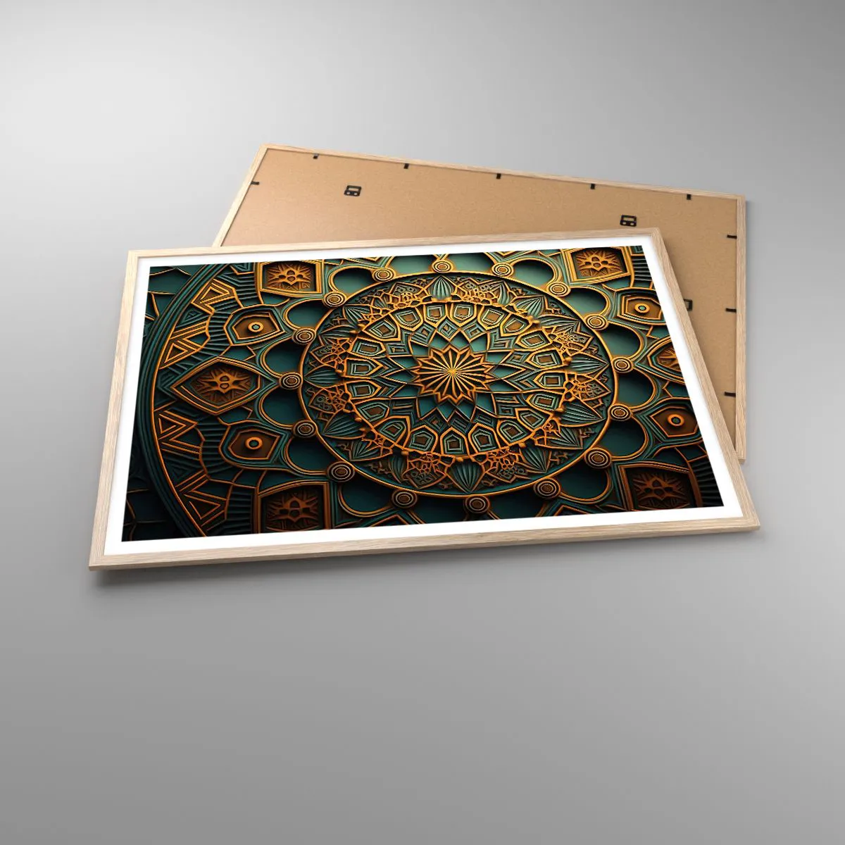 Affisch i ram av ljusek - I ett arabiskt klimat - 100x70 cm