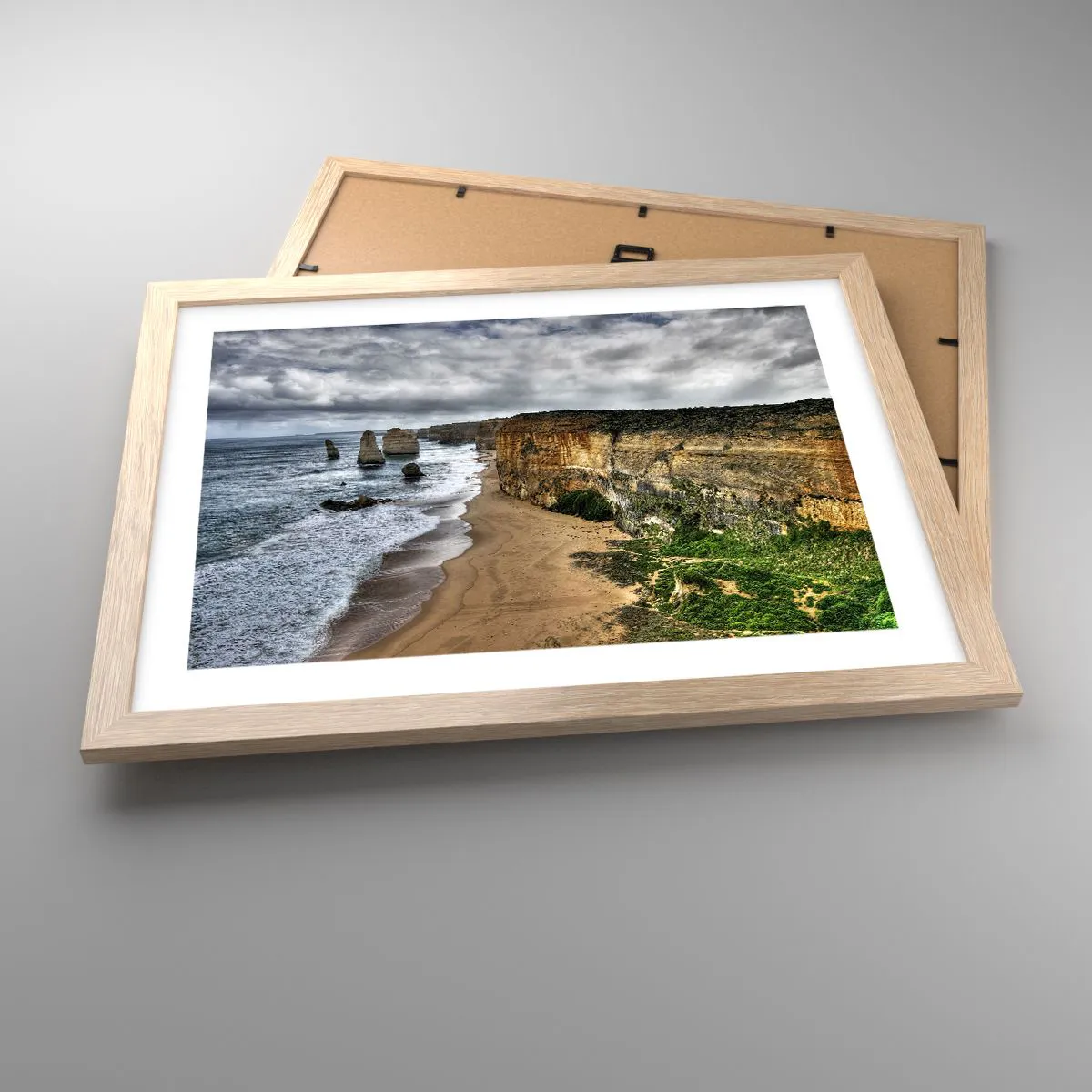 Affiche dans un chêne clair - Poster - Beauté brute - 40x30 cm